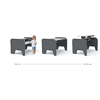 Стол Comf-Pro Elephant Desk UR-3, 1155х700х(340-815) мм, белый, серый - 8