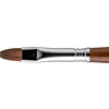 Кисть "Escoda Versatil Brush L/H", синтетика, темно-коричневый, плоская, №10 - 2