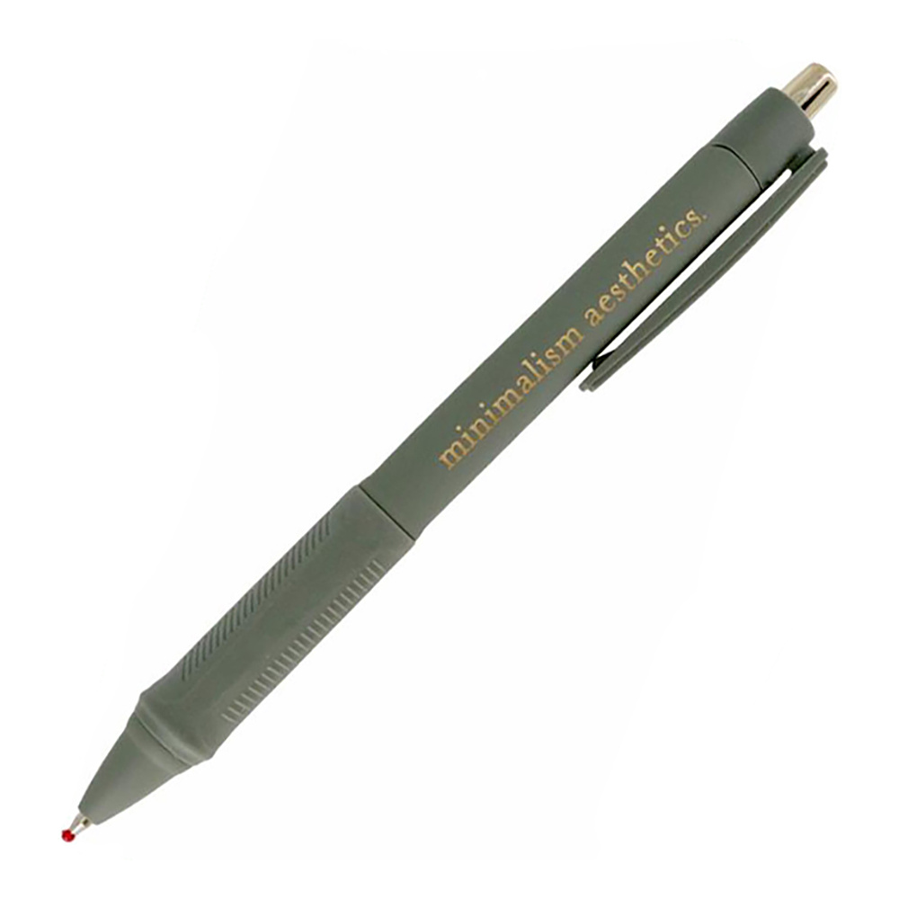 Ручка шариковая "Aesthetics", 0,5 мм, серый, стерж. синий