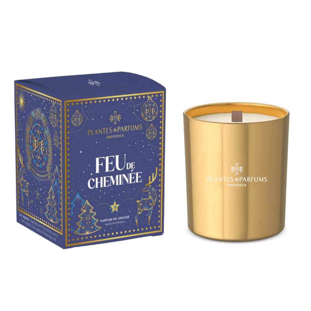 Свеча ароматическая PLANTES&PARFUMS "Chimney Fire", 180 гр