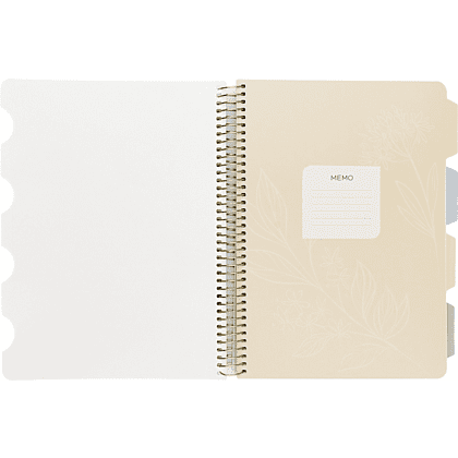 Книга записная "Flora. Paradise. Lemons" , В5, 120 листов, клетка, линейка, точка, белый, желтый - 4