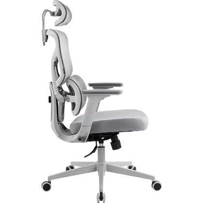 Кресло эргономичное EVERPROF Omega, Grey сетка, серый, металл, корпус серый - 3