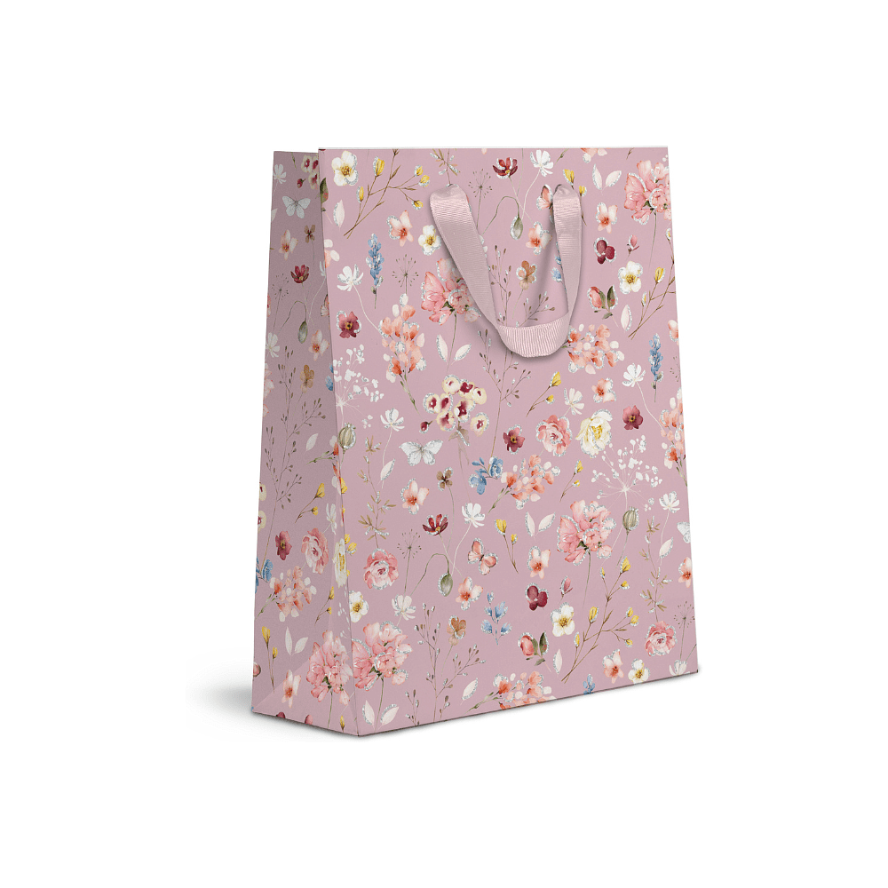 Пакет бумажный подарочный "Italy Garden MT", 18х22.7х10 см, ассорти - 4