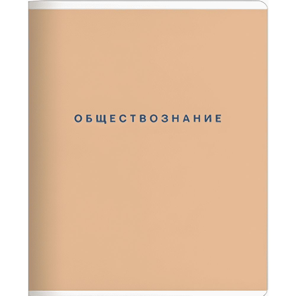 Тетрадь предметная "Block обществознание", А5, 48 листов, клетка, скоба сбоку, розовый