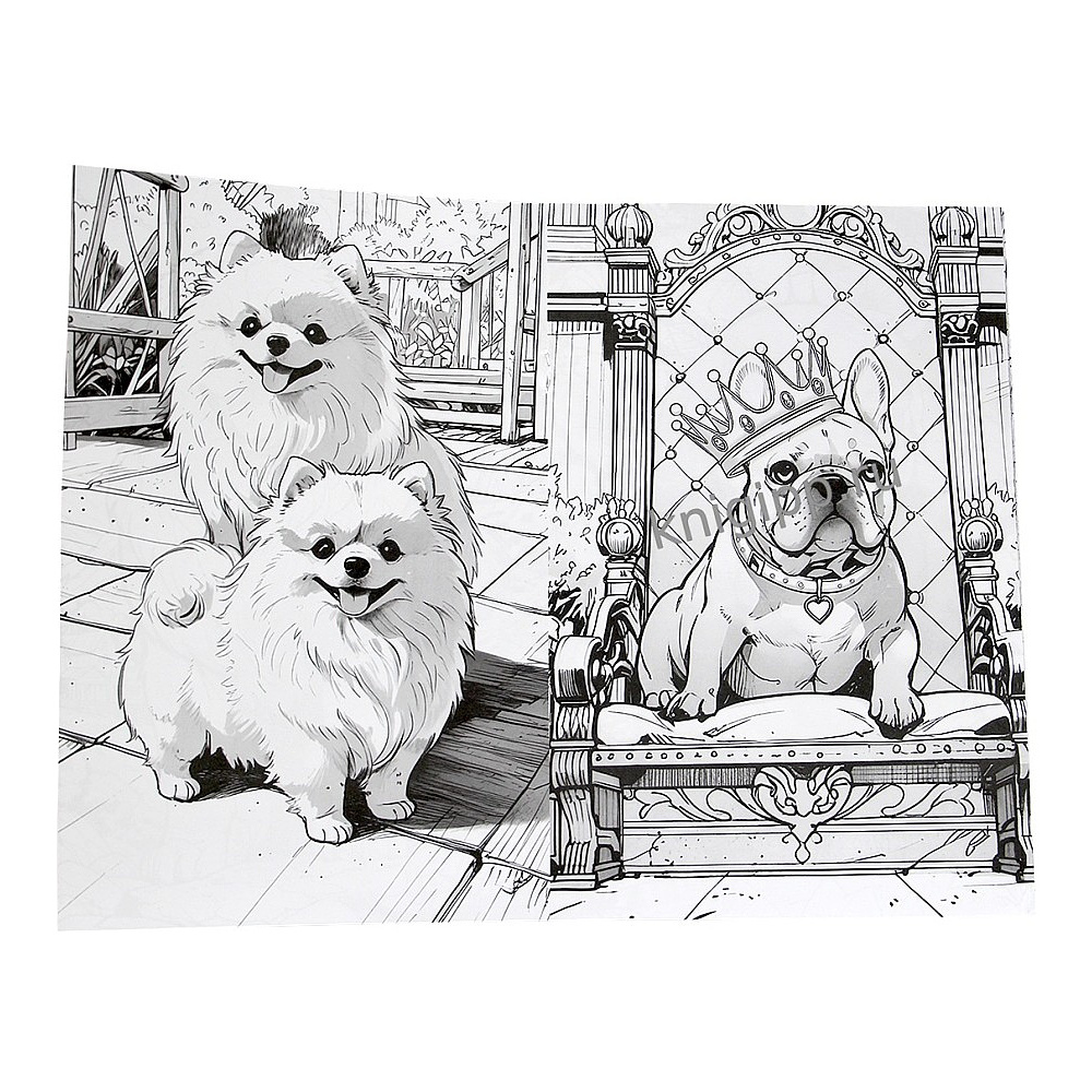 Раскраска "3D РАСКРАСКА. Собачки" - 3