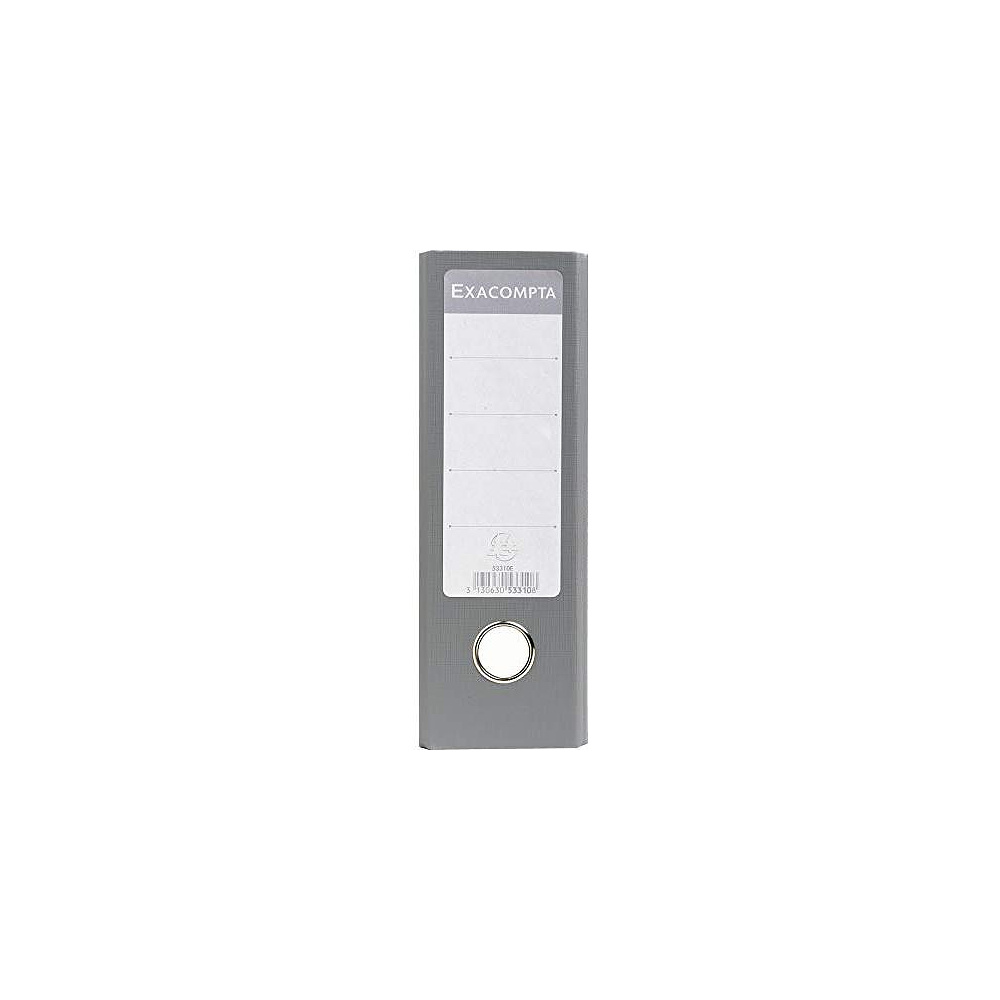 Папка-регистратор "Horizontal", A4, 70 мм, картон, серый - 2