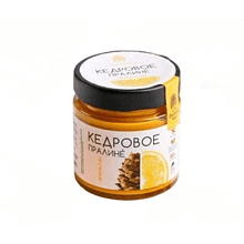 Пралине кедровое "Сибирский Кедр", 180 гр., апельсиновое