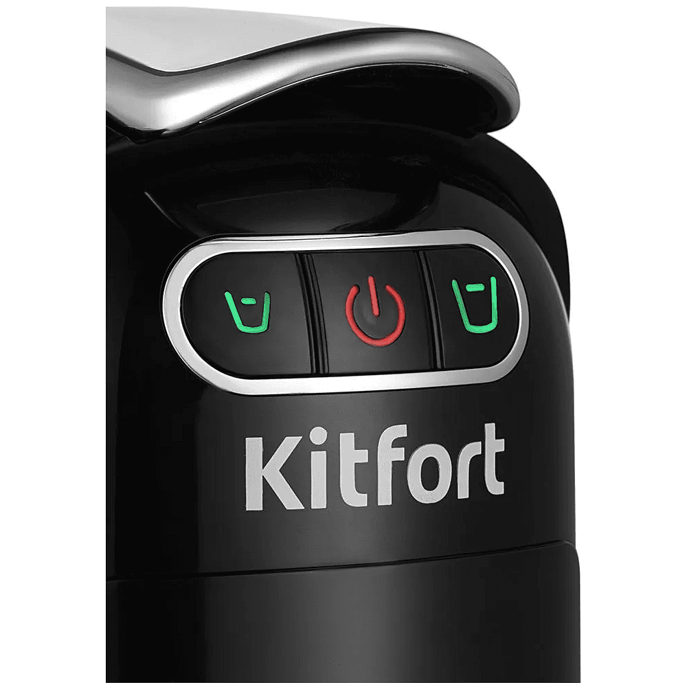 Кофеварка Kitfort KT-7508, черный, серебристый - 4
