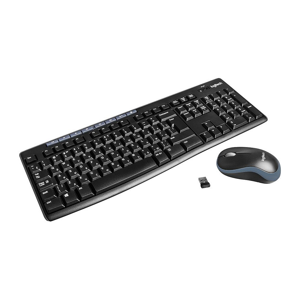 Клавиатура + мышь Logitech "MK270", беспроводная, черный