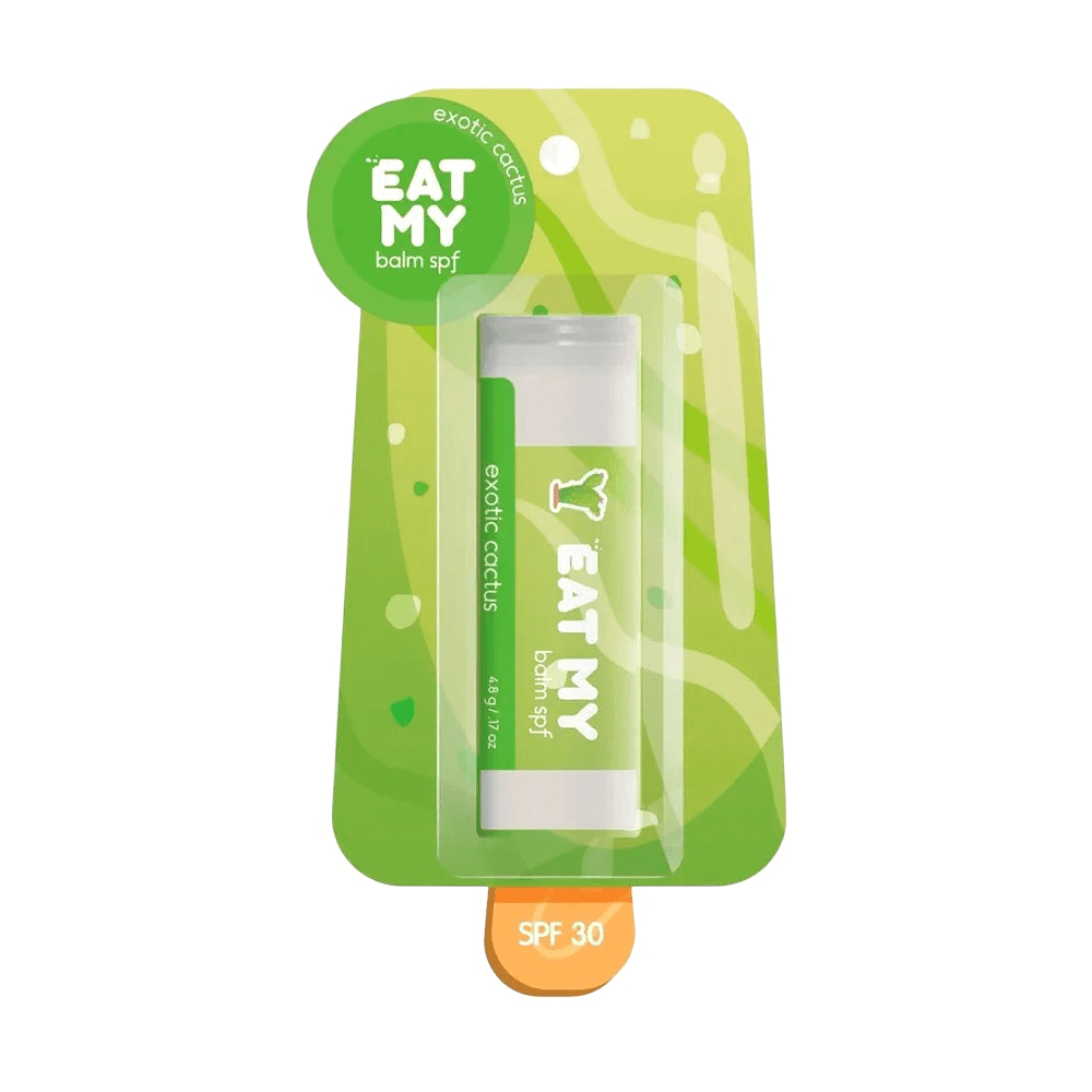 Бальзам для губ "Eat My" SPF 30, аромат экзотический кактус, 4.8 г