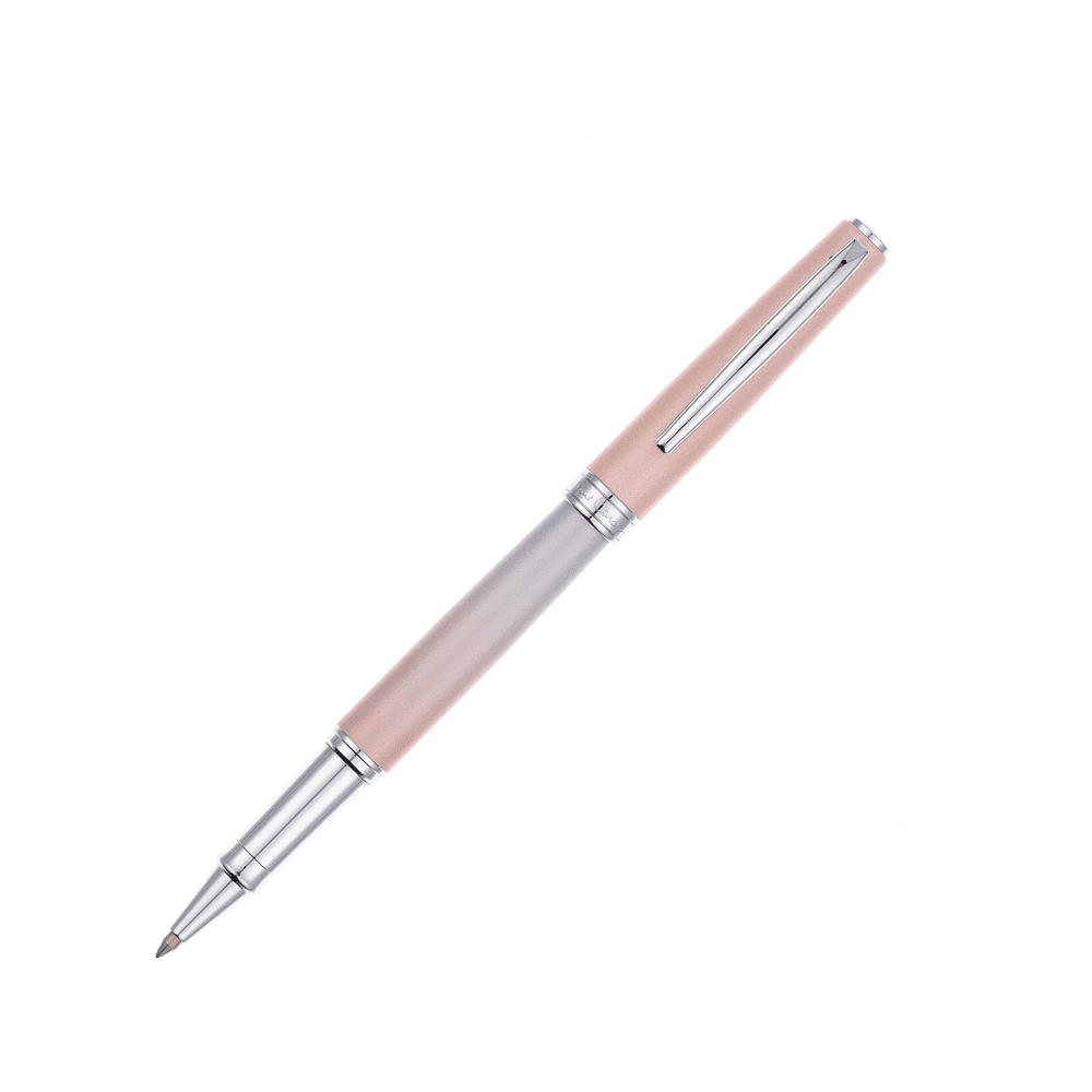 Ручка-роллер "Pierre Cardin Tendresse", 0.6 мм, серебристый, пудровый, стерж. синий