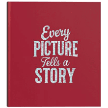 Альбом для фото "Lettres", 29х32 см, 60 страниц, красный