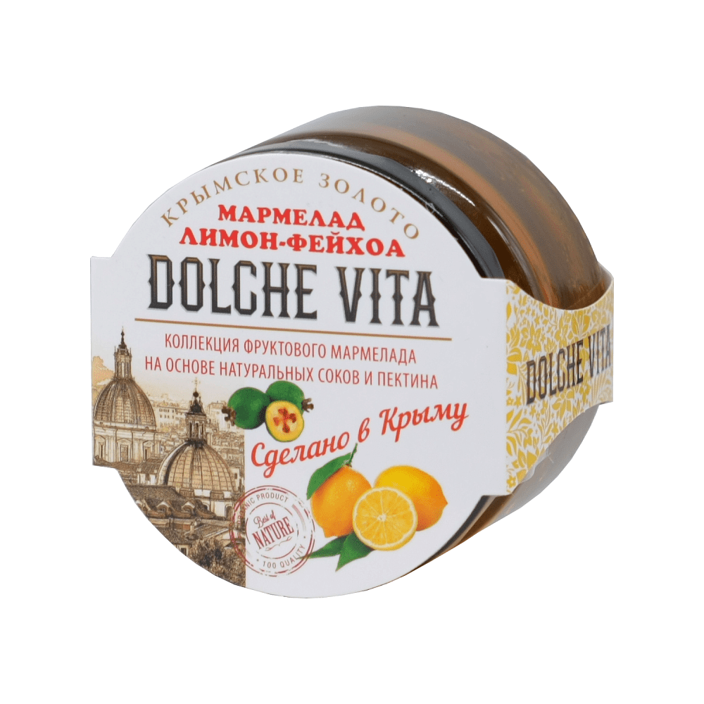 Мармелад "Dolce Vitа", 285 гр, лимон-фейхоа