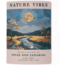 Тетрадь "Jane. Nature Vibes", А4, 40 листов, клетка, бежевый