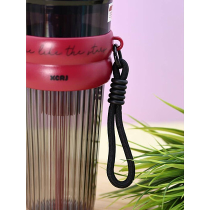 Кружка термическая "Тамблер Heat", 750 мл., пластик, черный, красный - 4