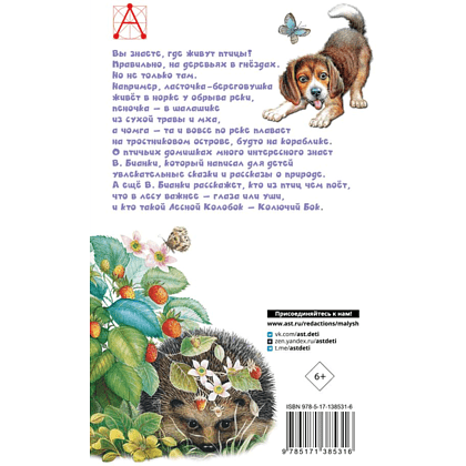 Книга "Детское чтение. Лесные домишки", Виталий Бианки - 2