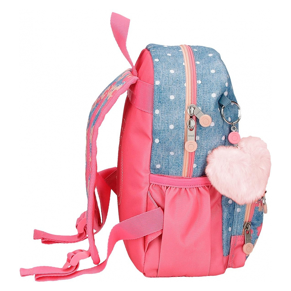 Рюкзак школьный Enso "Little dreams" S, голубой, розовый - 3