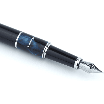 Ручка перьевая "Pierre Cardin LIBRA", F, синий, черный - 6