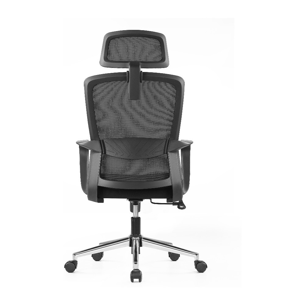 Кресло компьютерное SitZone U-060A, сетка, ткань, черный - 3