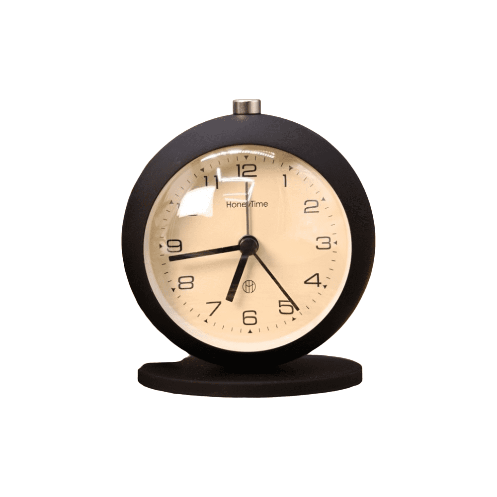 Часы-будильник настольные "Clock UFO", черный 