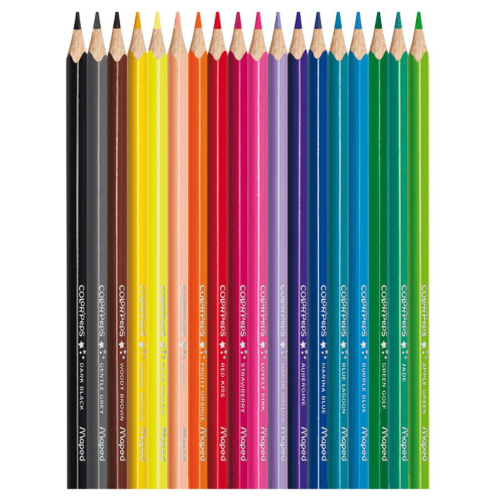 Цветные карандаши Maped "Color Peps", 18 цветов - 2