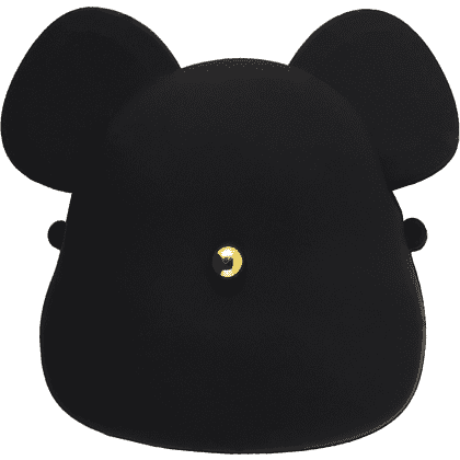 Кошелек "Cat", силикон, черный - 2