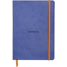 Блокнот Clairefontaine Rhodia "Rhodiarama", A5, 96 листов, линейка, королевский синий