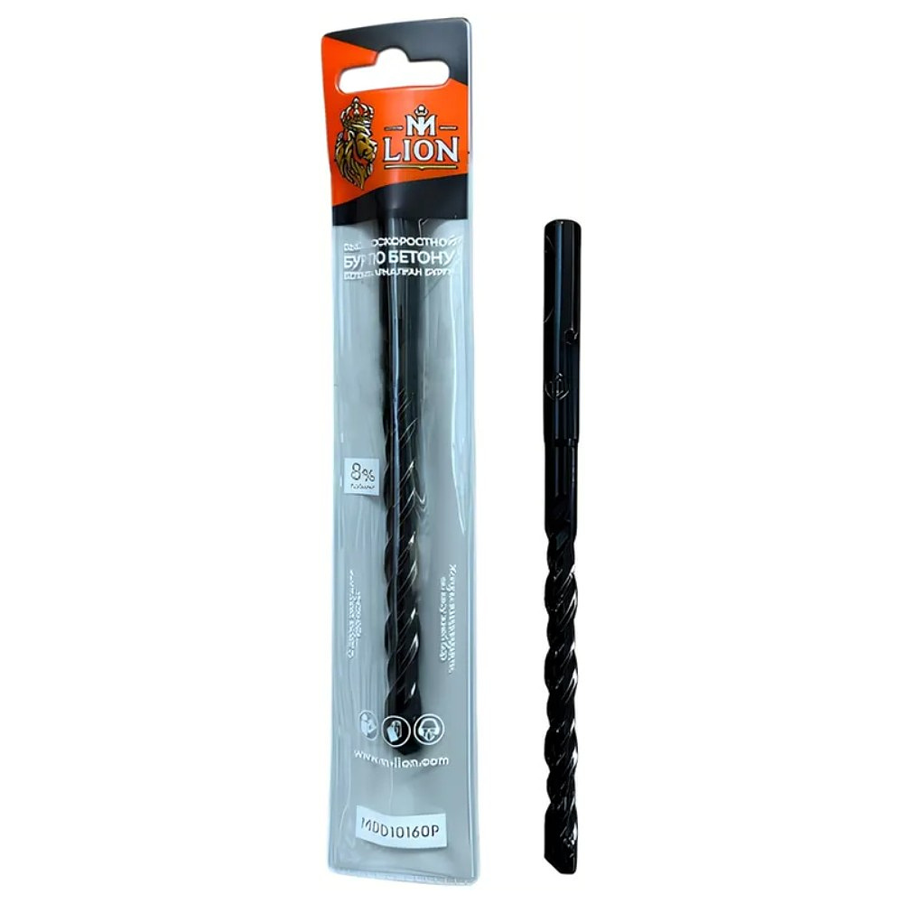 Бур по бетону M-Lion, MDD6110P, 6х110 мм, SDS+, двойная резьба