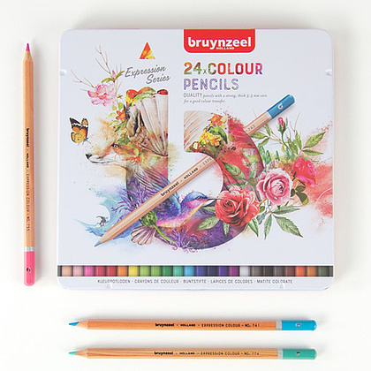 Набор цветных карандашей "Expression", 24 цвета - 4