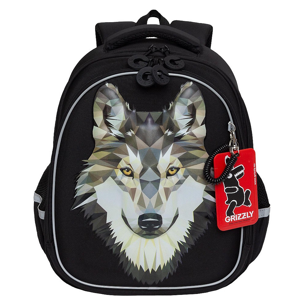 Рюкзак школьный "Wolf", черный