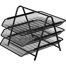 Модуль горизонтальный "Attache" на 3 лотка, черный