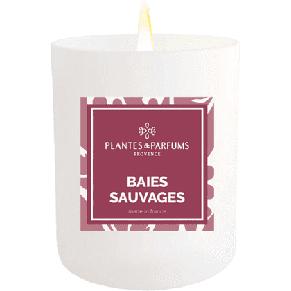 Свеча ароматическая PLANTES&PARFUMS "Wild Berries", 180 гр