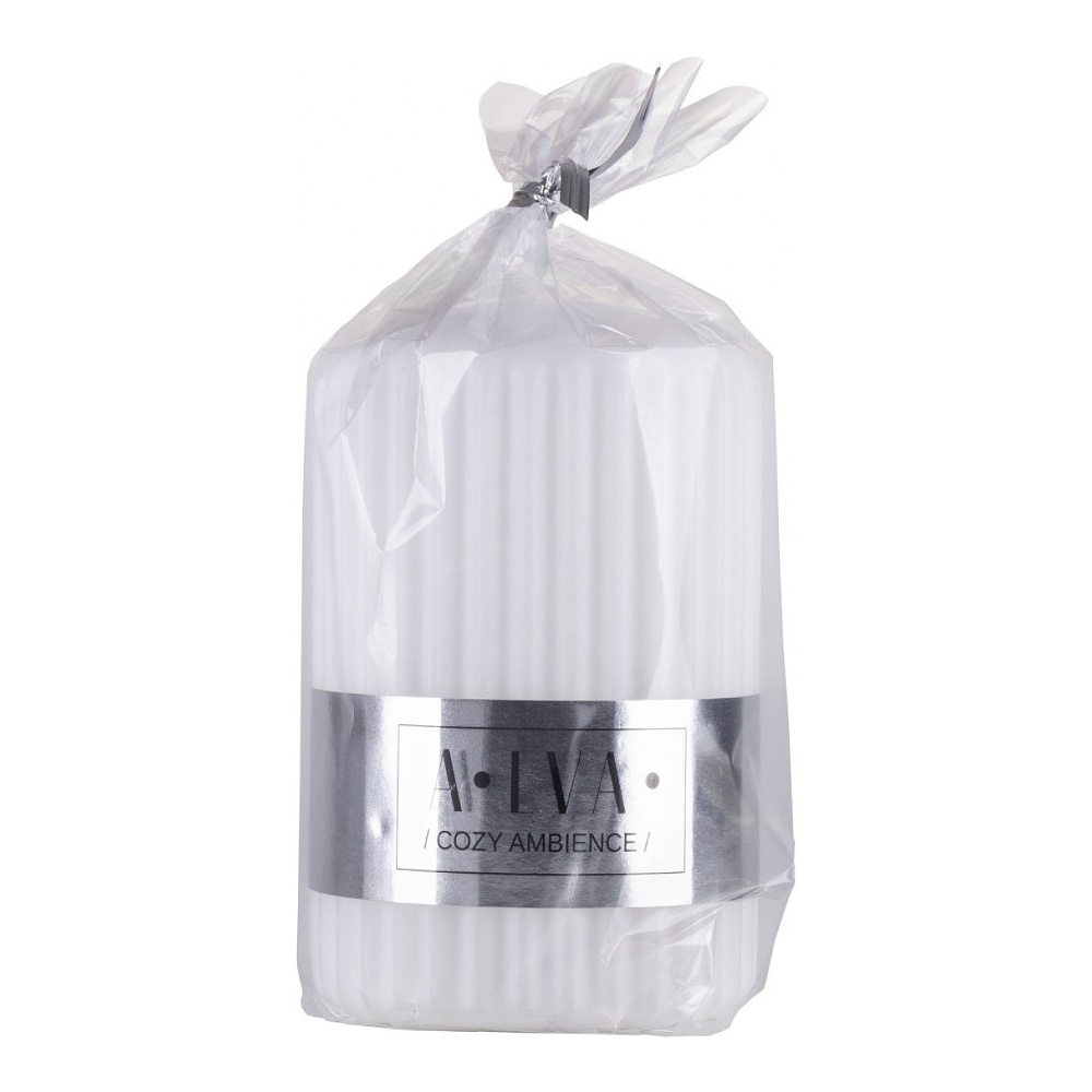 Свеча декоративная "Цилиндр Donau Home Alva", 60х60х90 мм, белый - 2