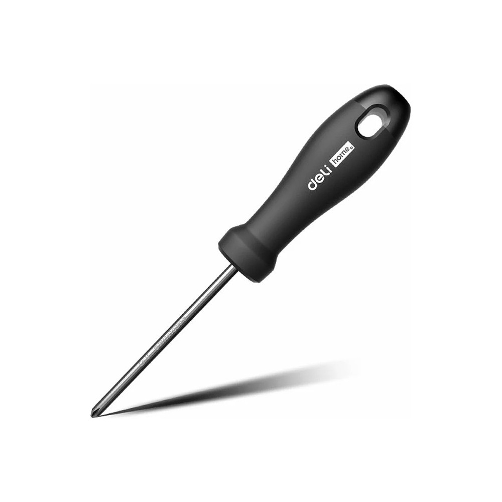 Отвертка Deli HS EHT1205, PH1х100 мм, Soft Touch, черный