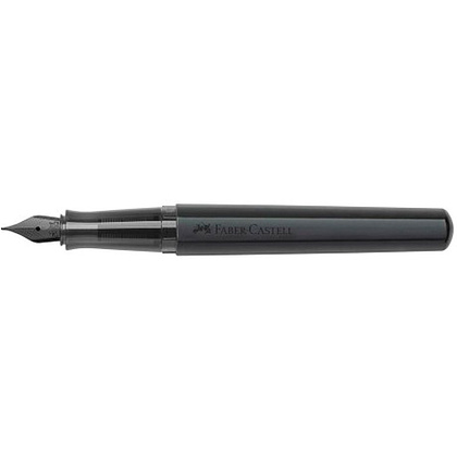 Ручка перьевая "Hexo Black", F, матовый черный, патрон черный - 3