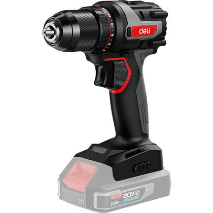 Аккумуляторная дрель-шуруповерт Deli RS EDE-DZ20-1, 20 В, 50 Нм, без АКБ и З/У, коробка Аккумуляторная дрель-шуруповерт Deli RS EDE-DZ20-1, 20 В, 50 Нм, без АКБ и З/У, коробка