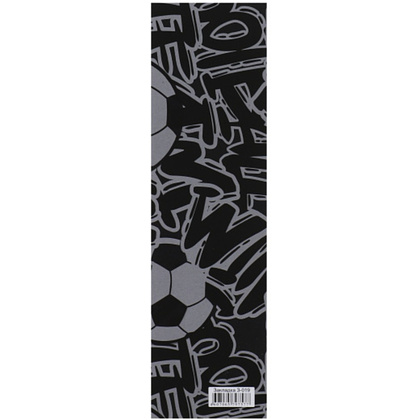 Закладка для книг "Football", 180 мм, черный