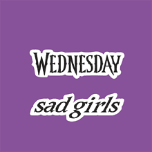 Бутылка для воды «Wednesday», фиолетовый