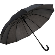 Зонт-трость "99126", 110 см, черный