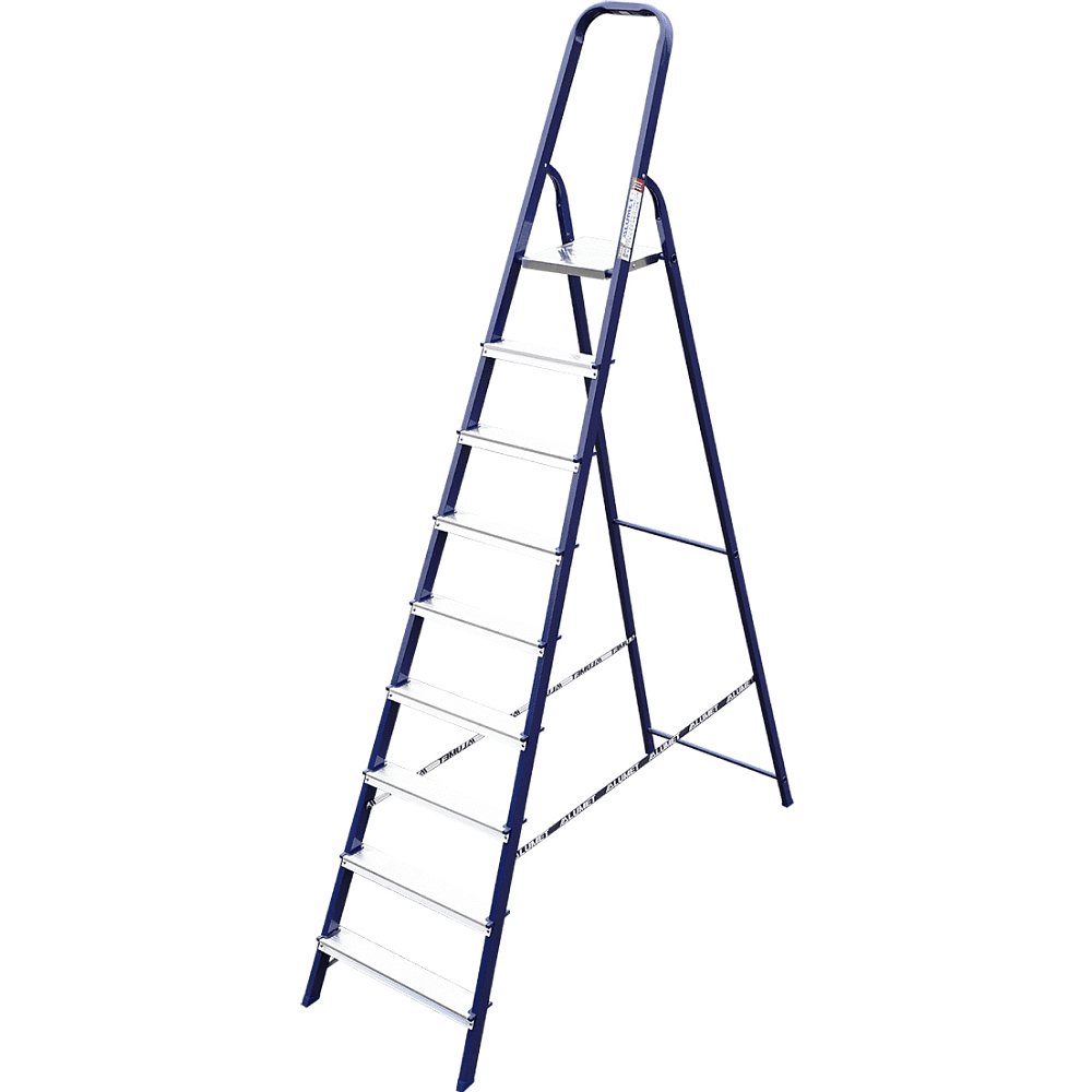 Лестница-стремянка стальная 9-и ступ 8409, 40х20   - 3