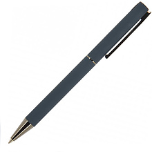 Ручка шариковая автоматическая "Bergamo", 0.7 мм, синий, стерж. синий
