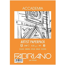 Бумага для графики "Fabriano. Accademia art pack", А4, 200 г/м2, 200 листов