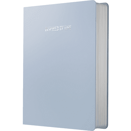 Блокнот "Floreale. Smoky Sky", А6, 136 листов, клетка, голубой - 2