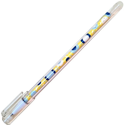 Ручка гелевая "Bunny", 0.5 мм, желтый, стерж. синий