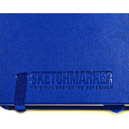 Скетчбук "Sketchmarker. Вяртанне", 9x14 см, 80 листов, нелинованный, королевский синий - 9