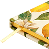 Еженедельник датированный "Flora. Paradise. Lemons" на 2027 год, A6, 128 страницы, линейка, желтый - 4