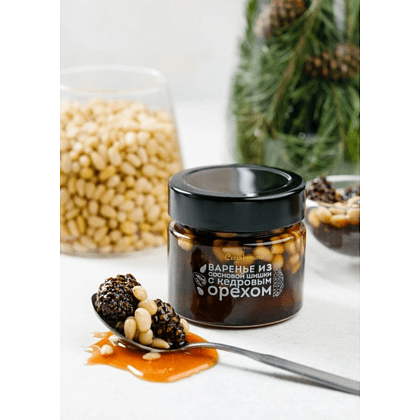 Варенье "Cedar Immuno", сибирское из сосновой шишки с кедровым орехом, 100 г - 2
