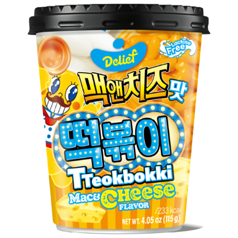 Токпокки "DELIEF. Tteokbokki Mac&Cheese", со вкусом сыра, 115 гр