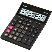 Калькулятор настольный Casio "GR-14", 14-разрядный, черный