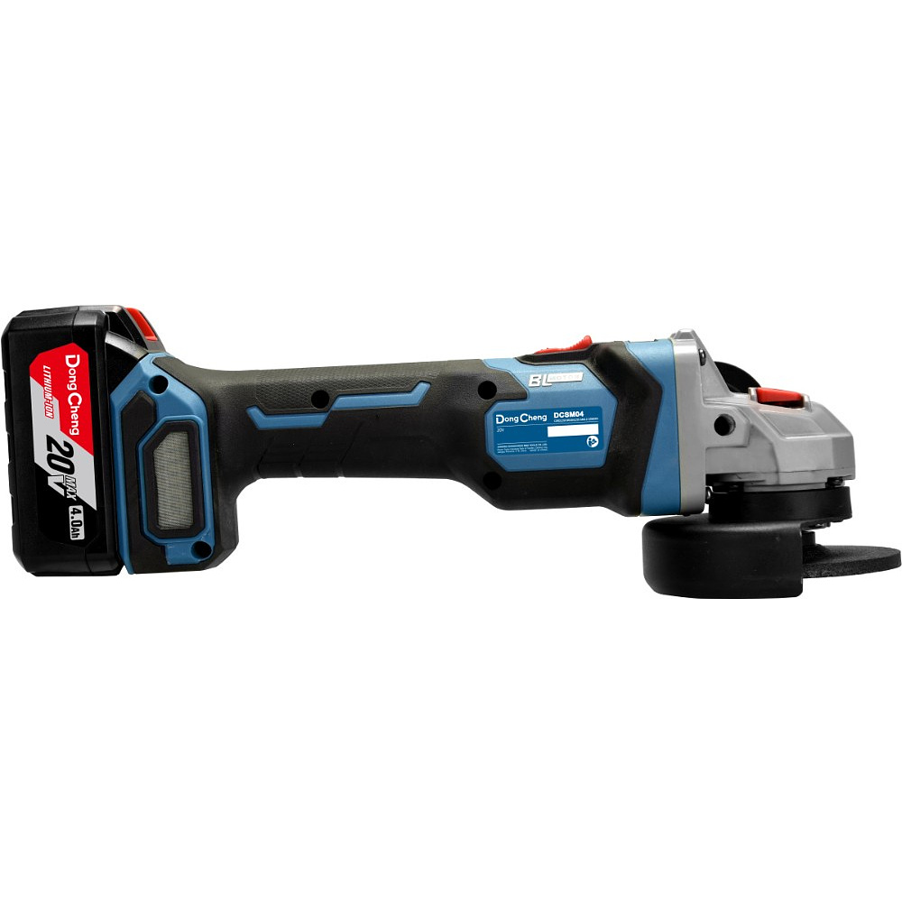 Угловая шлифмашина DongCheng DCSM04-125 (TYPE EM), 125 мм, 2 АКБ, 4 Ач, З/У 2 А - 6 Угловая шлифмашина DongCheng DCSM04-125 (TYPE EM), 125 мм, 2 АКБ, 4 Ач, З/У 2 А - 6